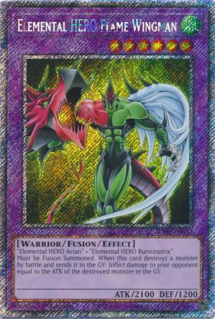 Elemental HERO Flame Wingman [Platinum Secret Rare] RA03-EN152