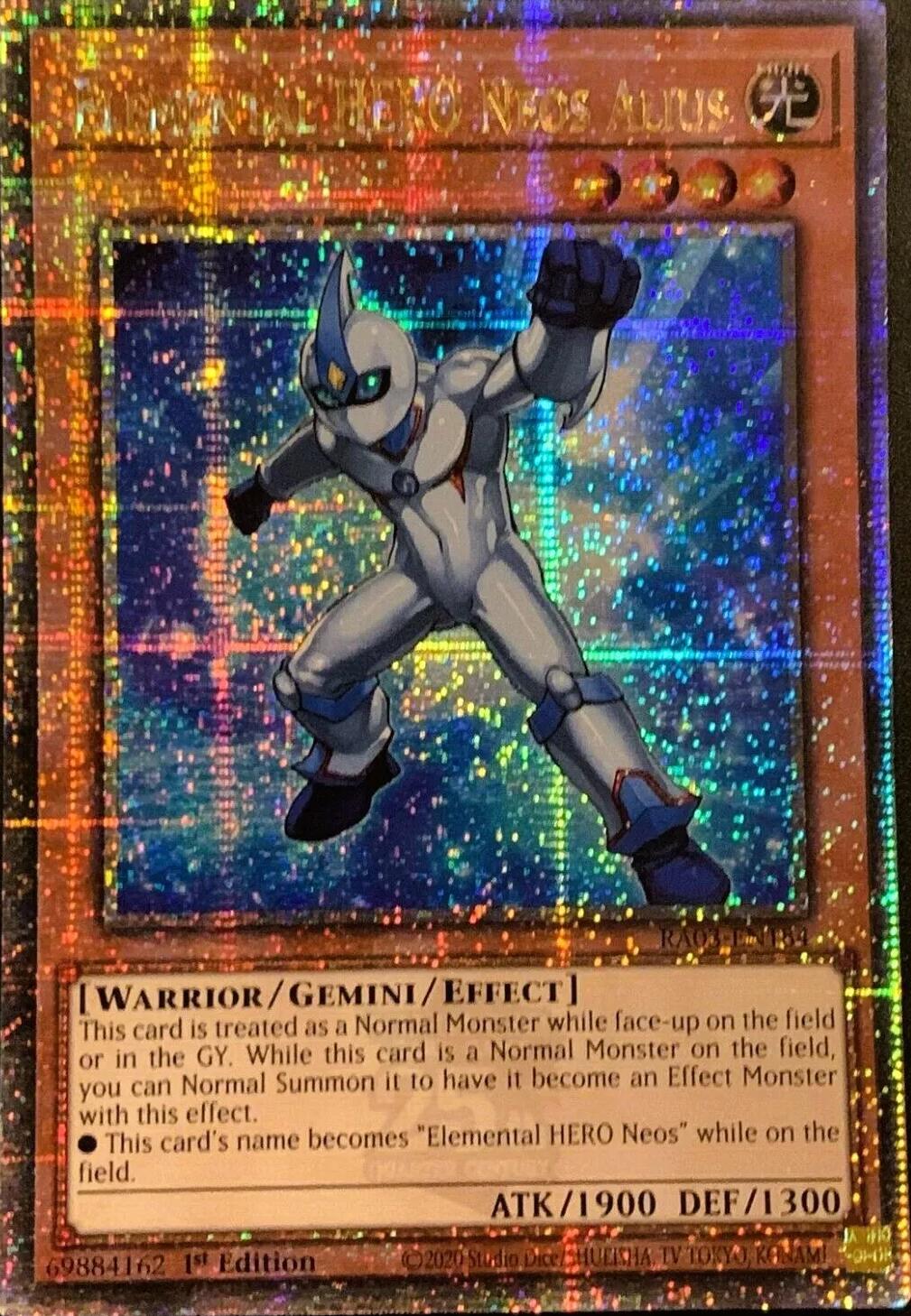 Elemental HERO Neos Alius [Quarter Century Secret Rare] RA03-EN184