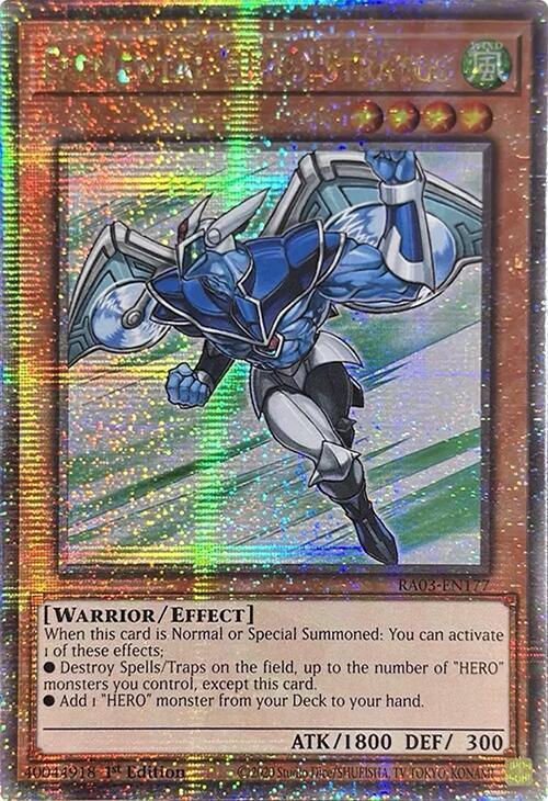 Elemental HERO Stratos [Quarter Century Secret Rare] RA03-EN177