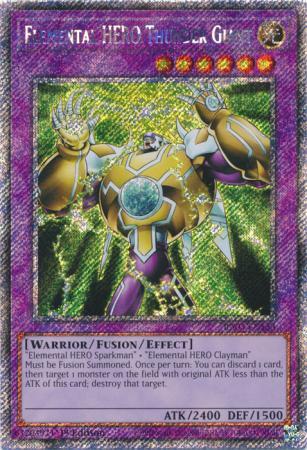 Elemental HERO Thunder Giant [Platinum Secret Rare] RA03-EN153