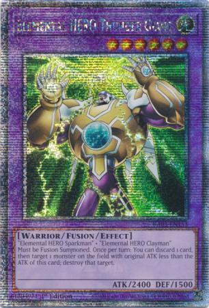Elemental HERO Thunder Giant [Quarter Century Secret Rare] RA03-EN153