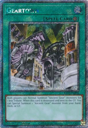 Geartown [Platinum Secret Rare] RA03-EN203