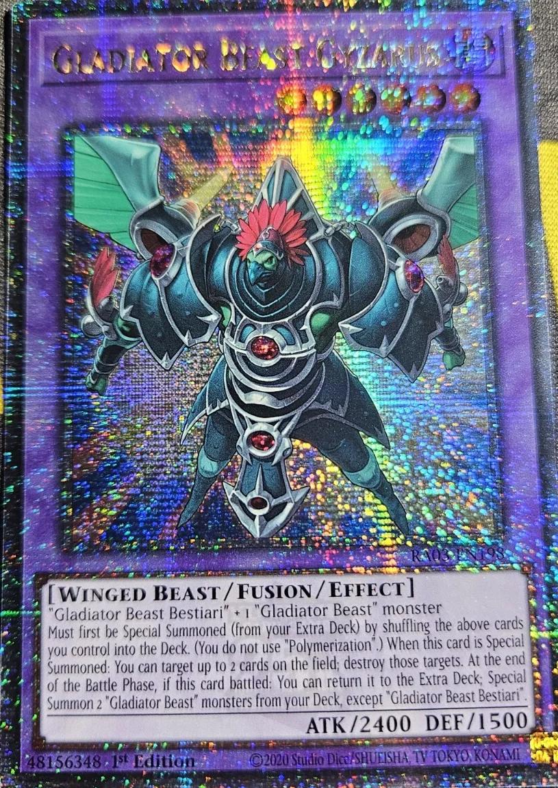 Gladiator Beast Gyzarus [Quarter Century Secret Rare] RA03-EN198