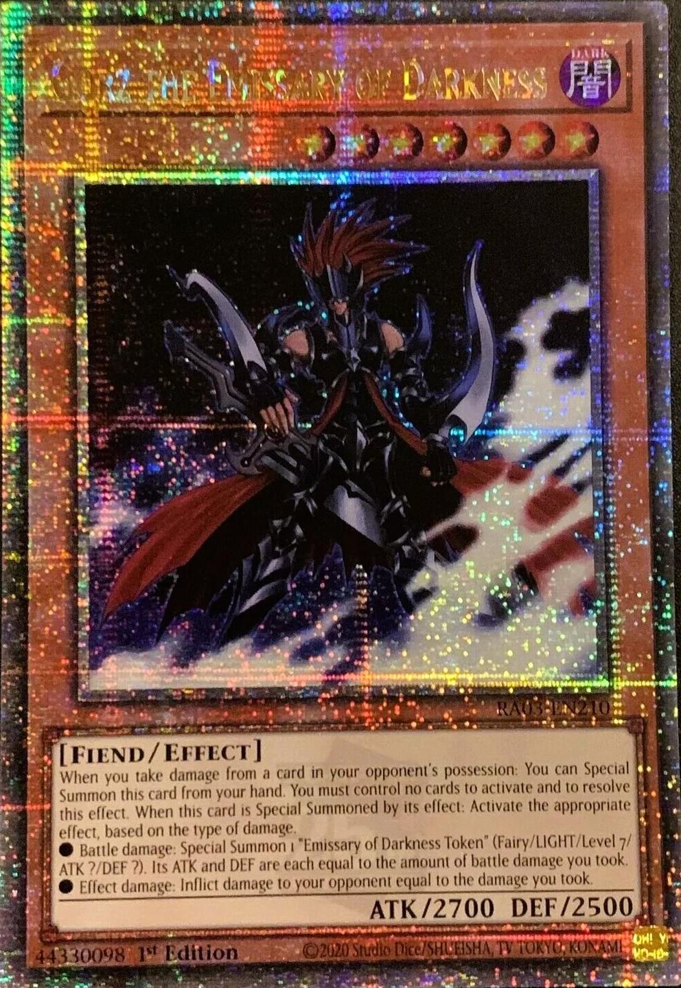 Gorz the Emissary of Darkness [Quarter Century Secret Rare] RA03-EN210