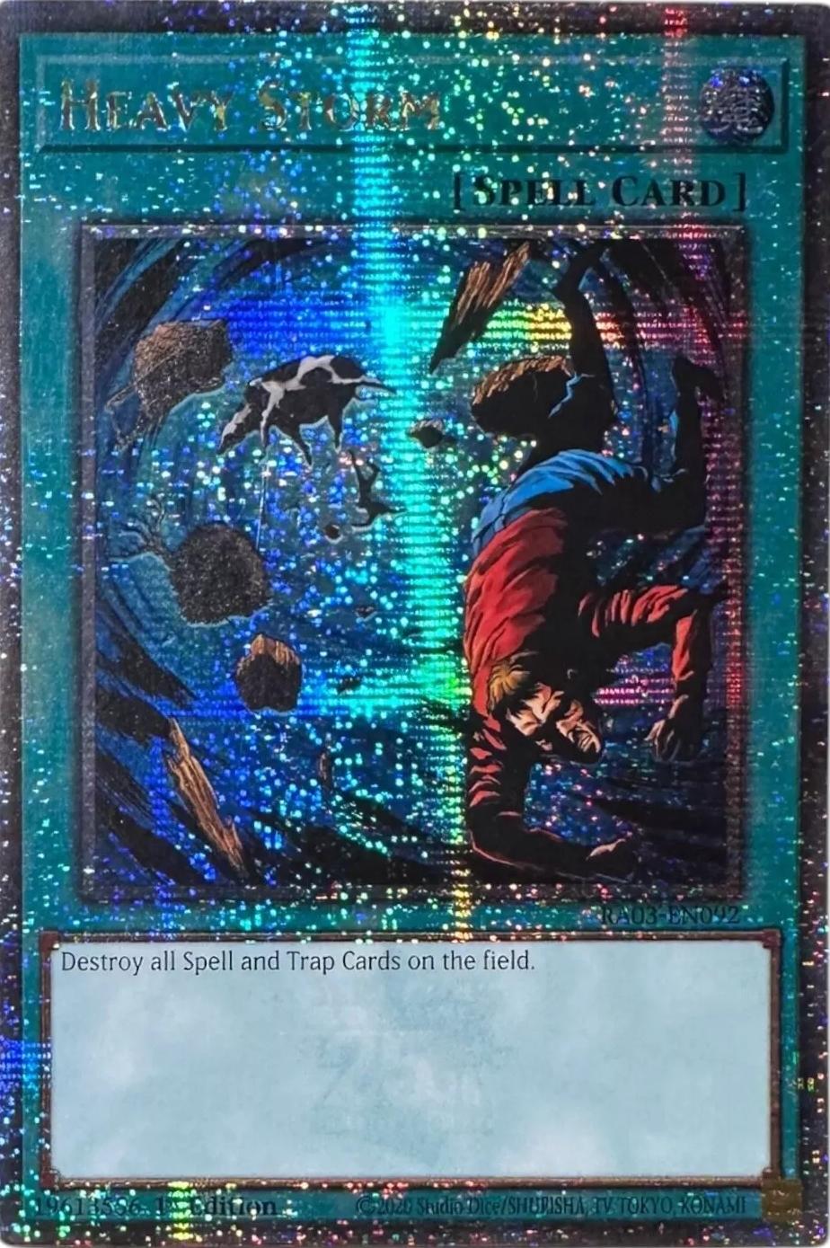Heavy Storm [Quarter Century Secret Rare] RA03-EN092