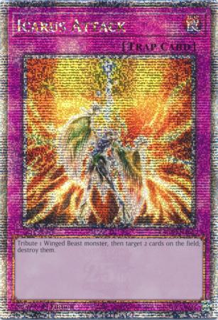 Icarus Attack [Quarter Century Secret Rare] RA03-EN165