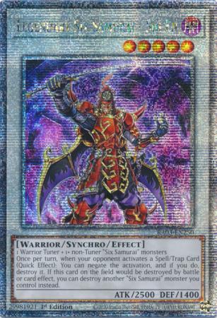 Legendary Six Samurai - Shi En [Quarter Century Secret Rare] RA03-EN250