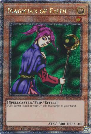 Magician of Faith [Quarter Century Secret Rare] RA03-EN090
