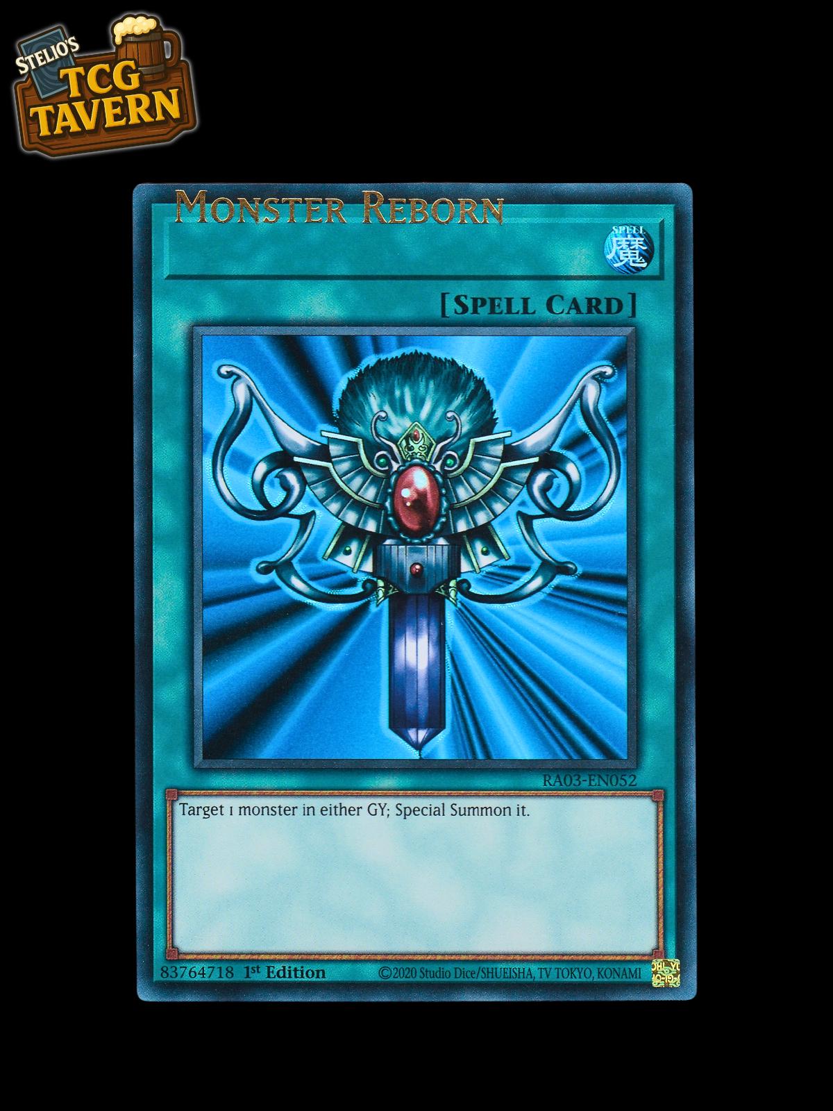 Monster Reborn [Misprint] RA03-EN052