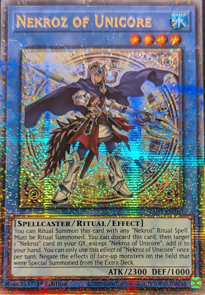 Nekroz of Unicore [Quarter Century Secret Rare] RA03-EN262