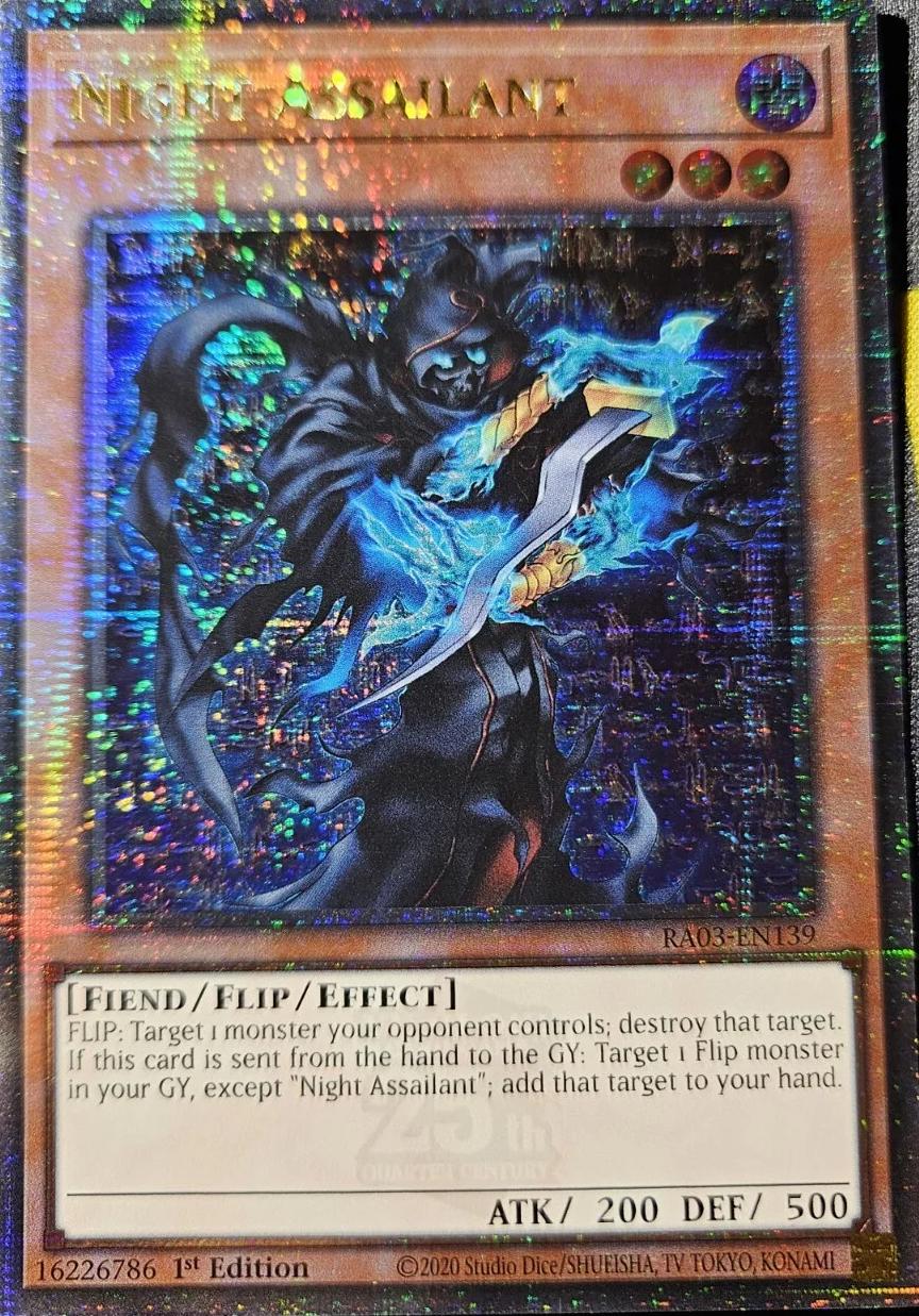 Night Assailant [Quarter Century Secret Rare] RA03-EN139