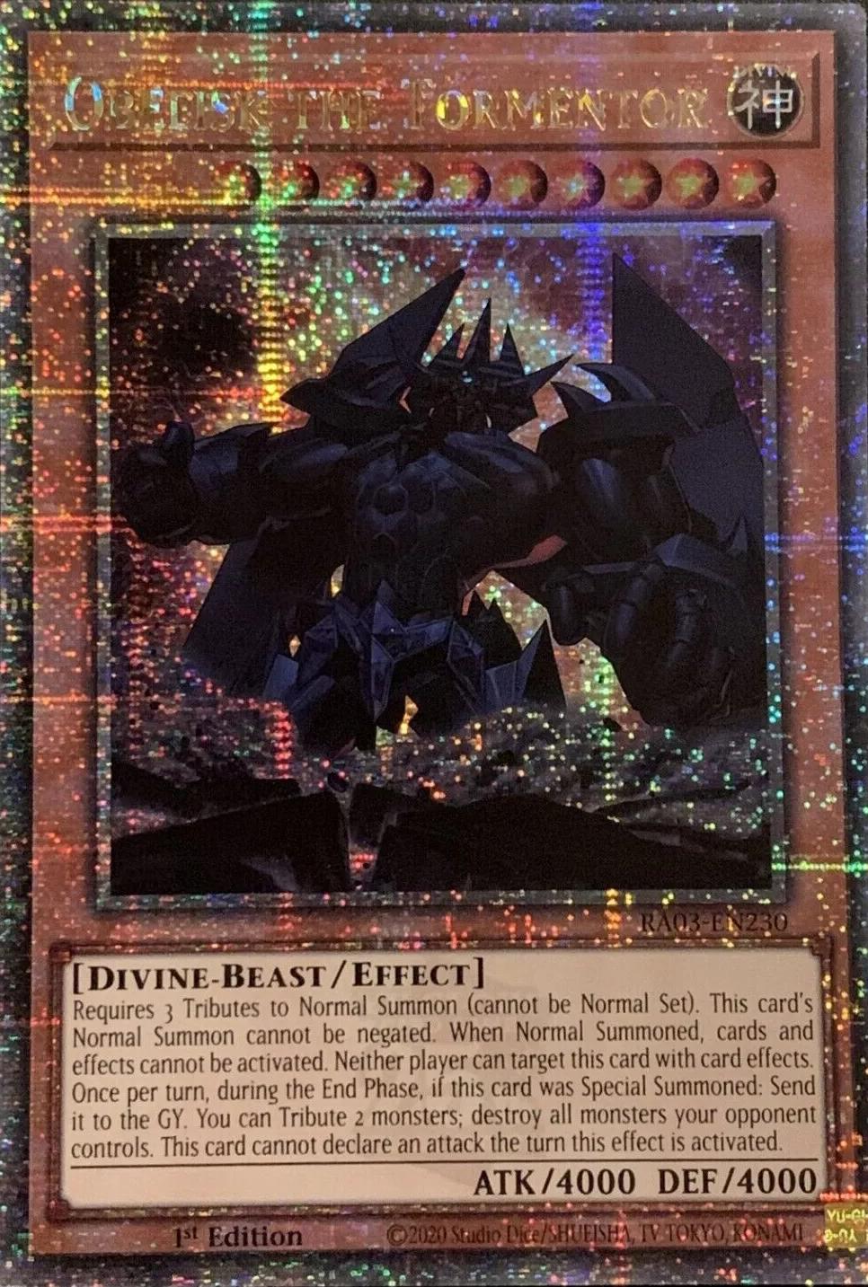Obelisk the Tormentor [Quarter Century Secret Rare] RA03-EN230