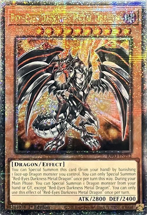 Red-Eyes Darkness Metal Dragon [Quarter Century Secret Rare] RA03-EN212
