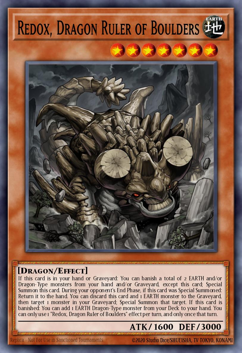 Redox, Dragon Ruler of Boulders [Platinum Secret Rare] RA03-EN008