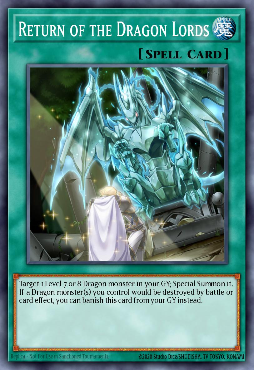 Return of the Dragon Lords [Platinum Secret Rare] RA03-EN060