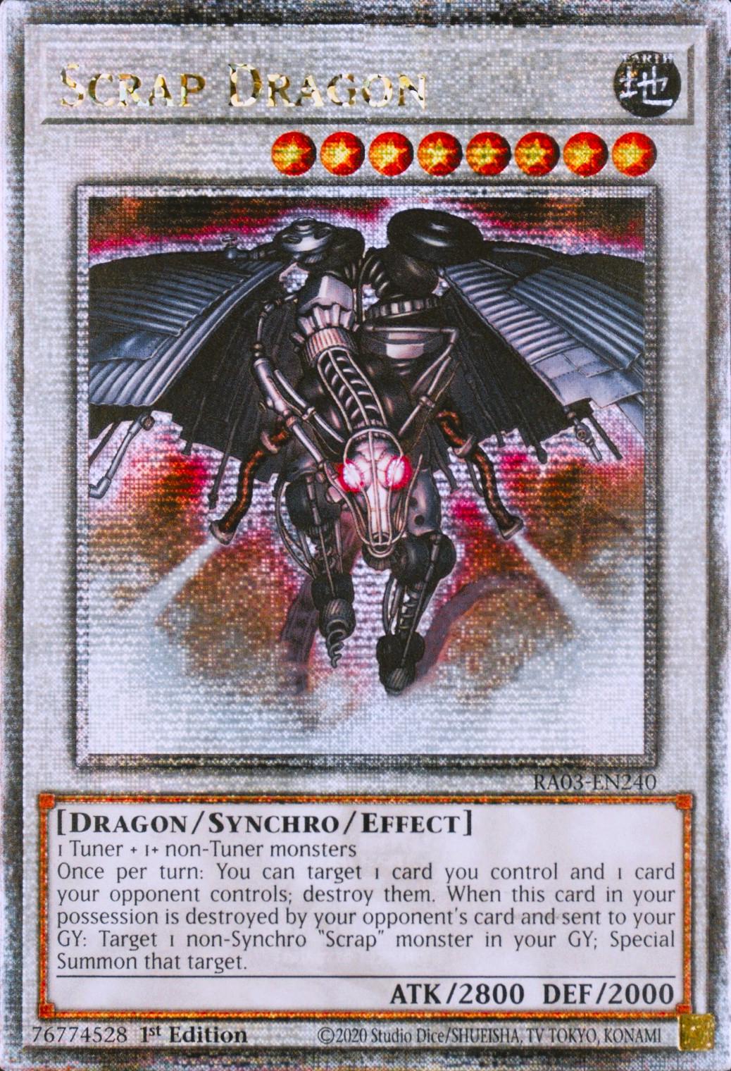 Scrap Dragon [Quarter Century Secret Rare] RA03-EN240