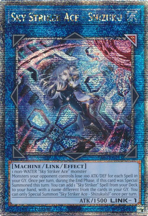 Sky Striker Ace - Shizuku [Alt Art Quarter Century Secret Rare] RA03-EN043