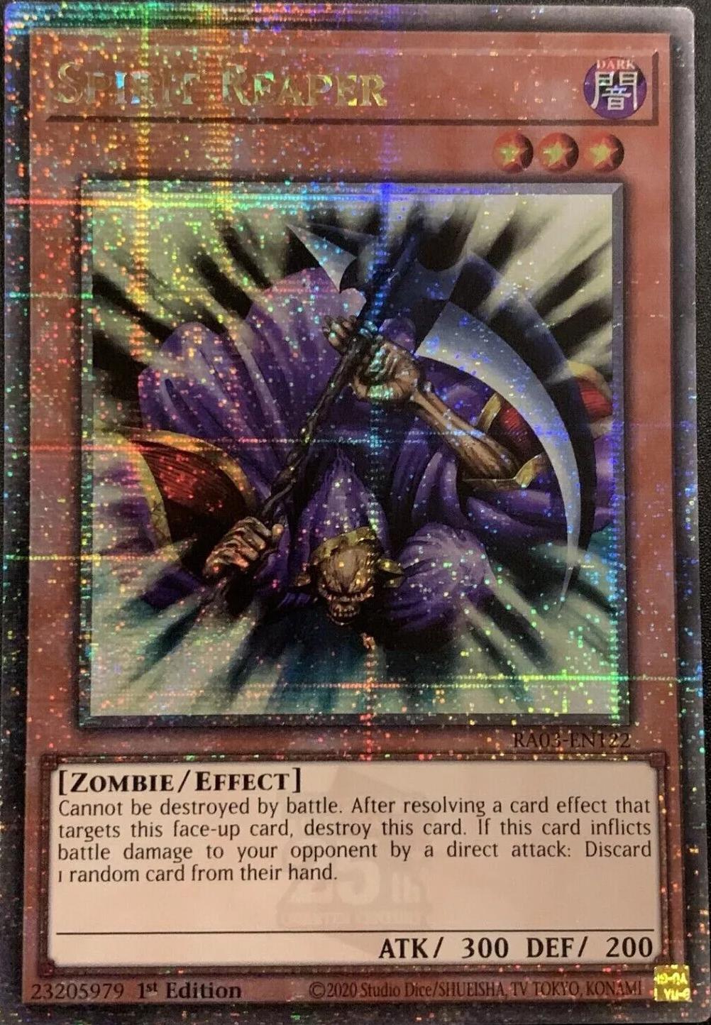 Spirit Reaper [Quarter Century Secret Rare] RA03-EN122
