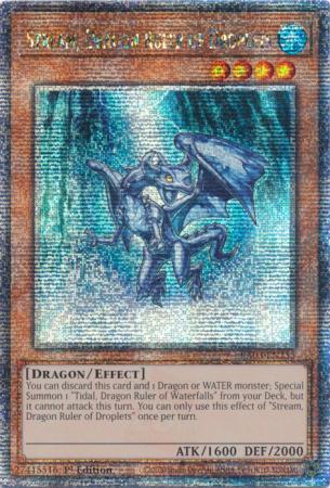 Stream, Dragon Ruler of Droplets [Quarter Century Secret Rare] RA03-EN255