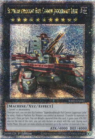 Superdreadnought Rail Cannon Juggernaut Liebe [Alt Art Quarter Century] RA03-EN041