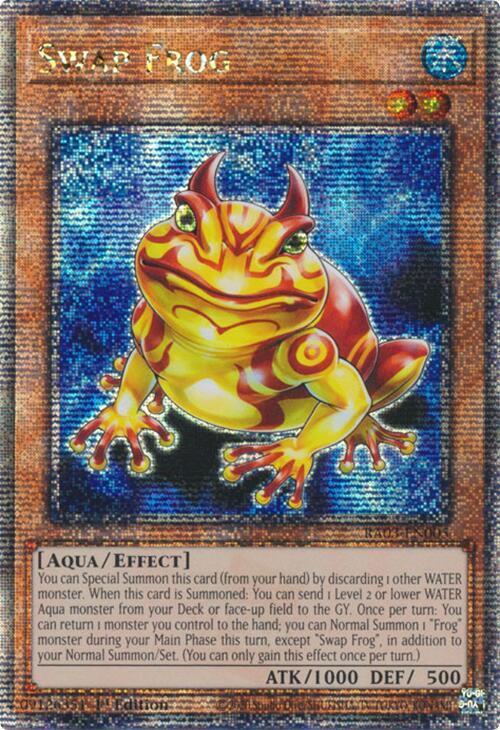 Swap Frog [Quarter Century Secret Rare] RA03-EN005