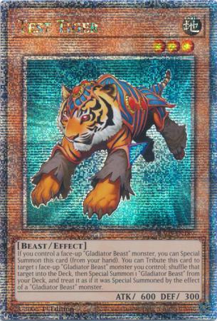 Test Tiger [Quarter Century Secret Rare] RA03-EN189