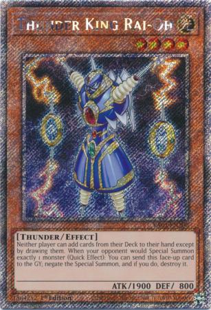 Thunder King Rai-Oh [Platinum Secret Rare] RA03-EN206