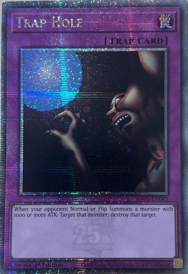 Trap Hole [Quarter Century Secret Rare] RA03-EN085