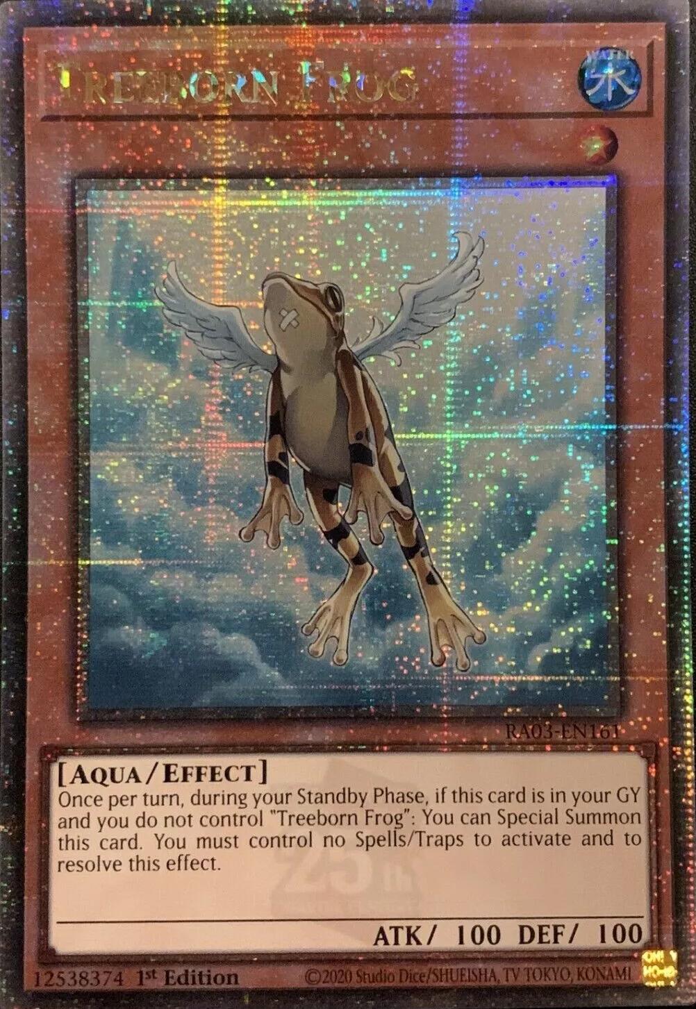 Treeborn Frog [Quarter Century Secret Rare] RA03-EN161