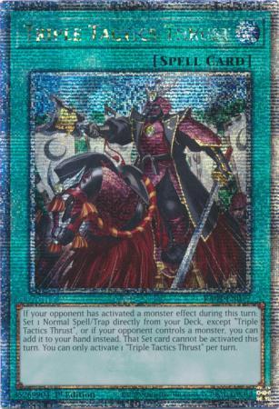 Triple Tactics Thrust [Quarter Century Secret Rare] RA03-EN072