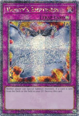 Vanity's Emptiness [Quarter Century Secret Rare] RA03-EN246