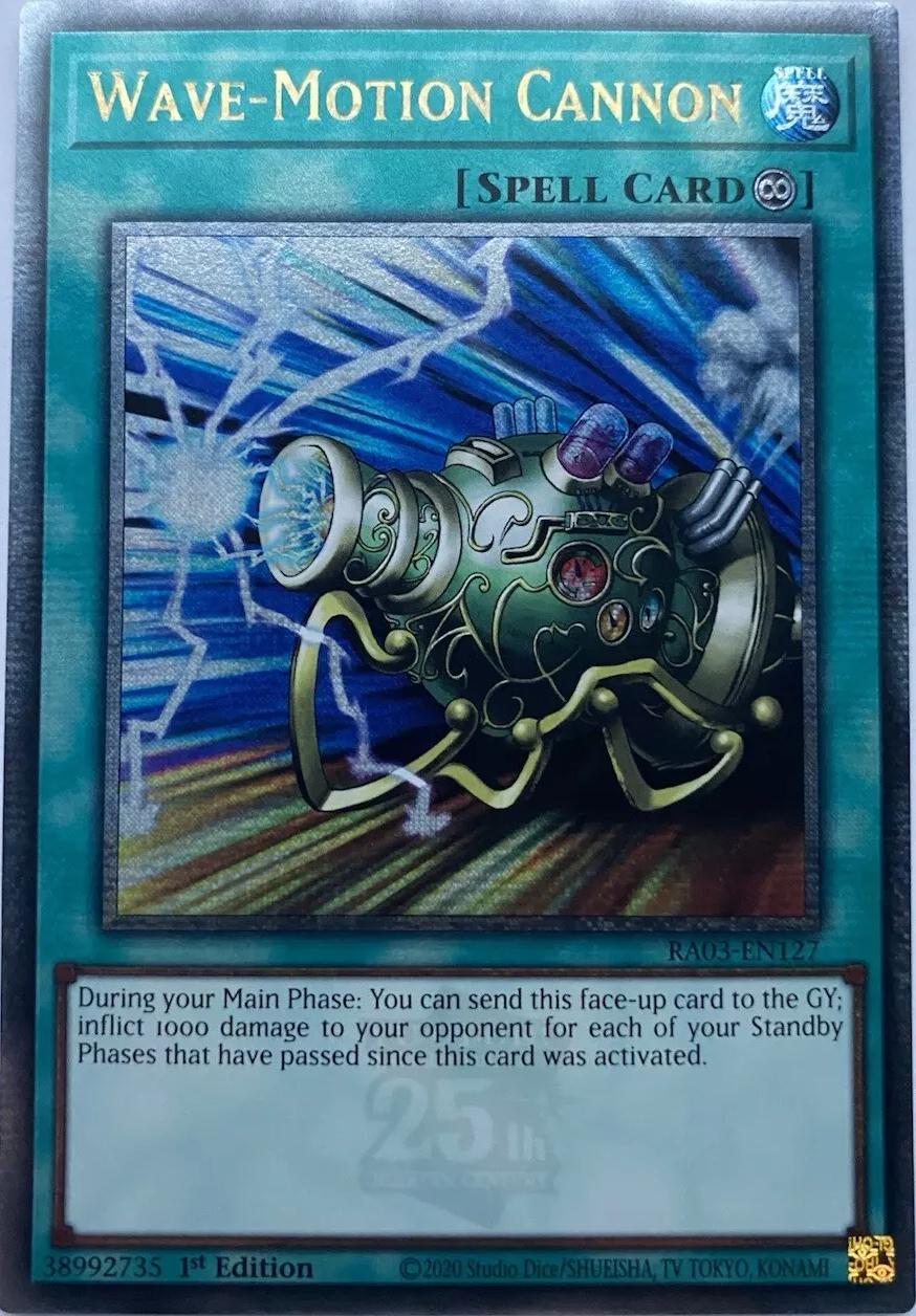 Wave-Motion Cannon [Quarter Century Secret Rare] RA03-EN127