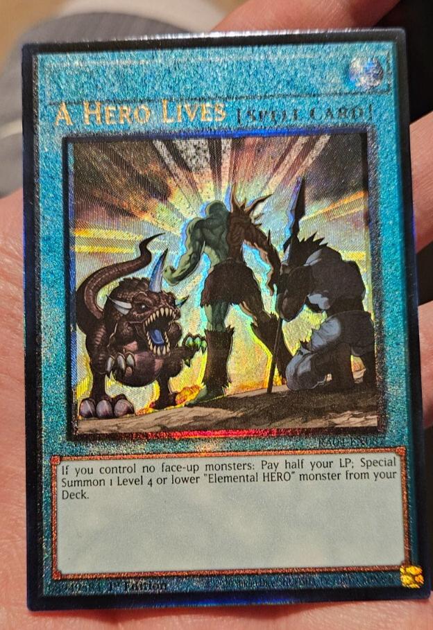 A Hero Lives [Misprint] RA04-EN087