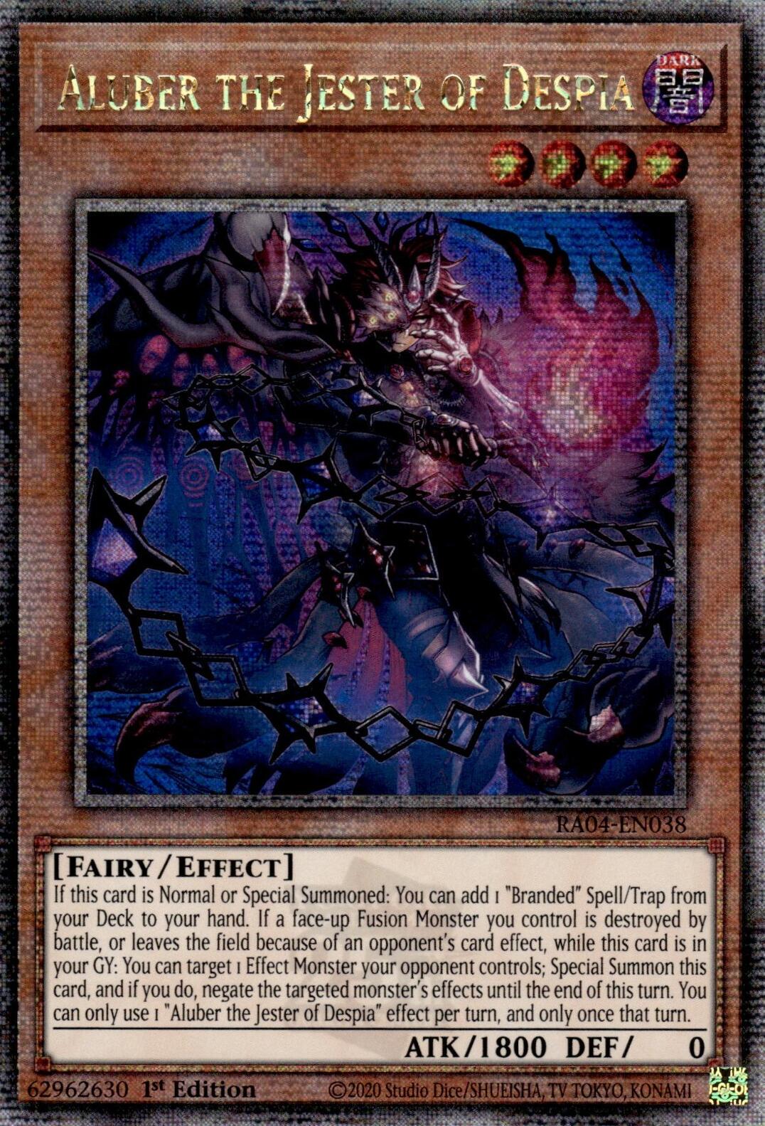 Aluber the Jester of Despia RA04-EN038