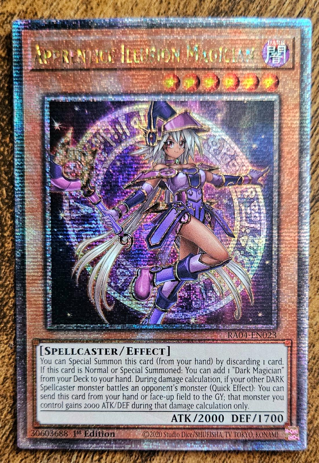 Apprentice Illusion Magician [Quarter Century Secret Rare] RA04-EN023