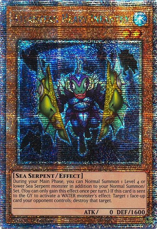 Atlantean Heavy Infantry [Quarter Century Secret Rare] RA04-EN010