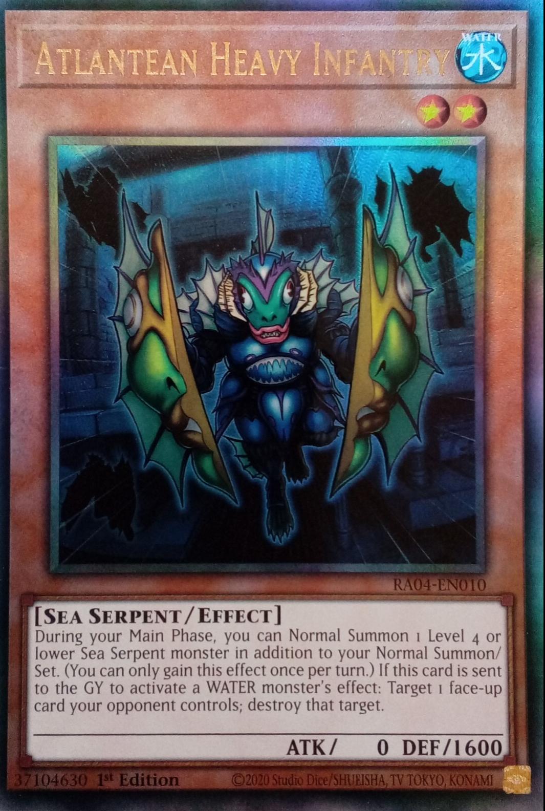 Atlantean Heavy Infantry [Ultimate Rare] RA04-EN010