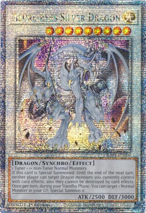 Azure-Eyes Silver Dragon [Quarter Century Secret Rare] RA04-EN208