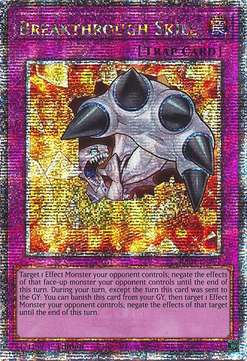 Breakthrough Skill [Quarter Century Secret Rare] RA04-EN202