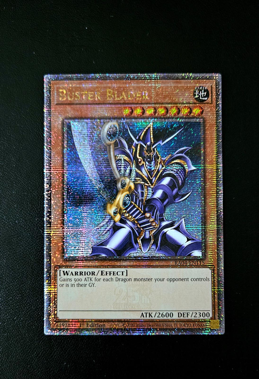 Buster Blader [Quarter Century Secret Rare] RA04-EN115