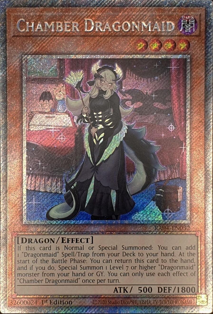 Chamber Dragonmaid [Quarter Century Secret Rare] RA04-EN032
