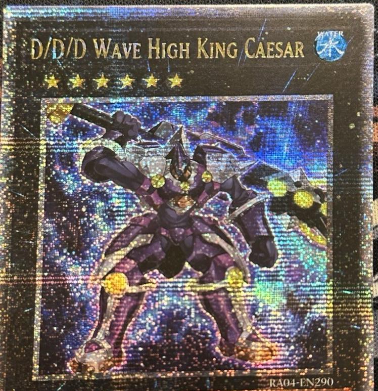 D/D/D Wave High King Caesar [Quarter Century Secret Rare] RA04-EN290