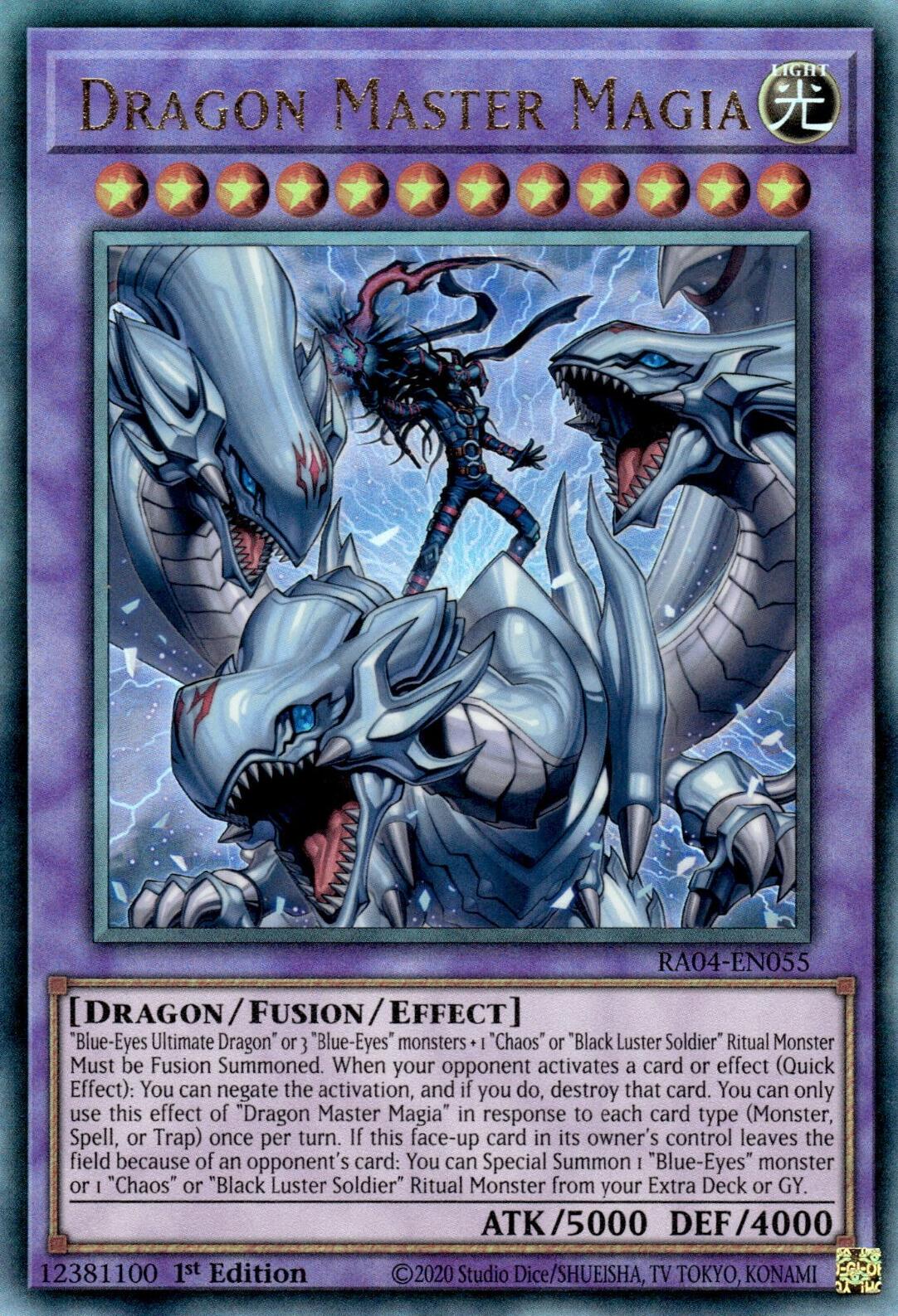 Dragon Master Magia [Ultimate Rare] RA04-EN055