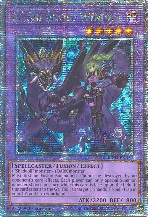 El Shaddoll Winda [Alternate Art Quarter Century Secret Rare] RA04-EN052