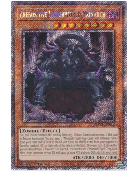 Erebus the Underworld Monarch [Platinum Secret Rare] RA04-EN019