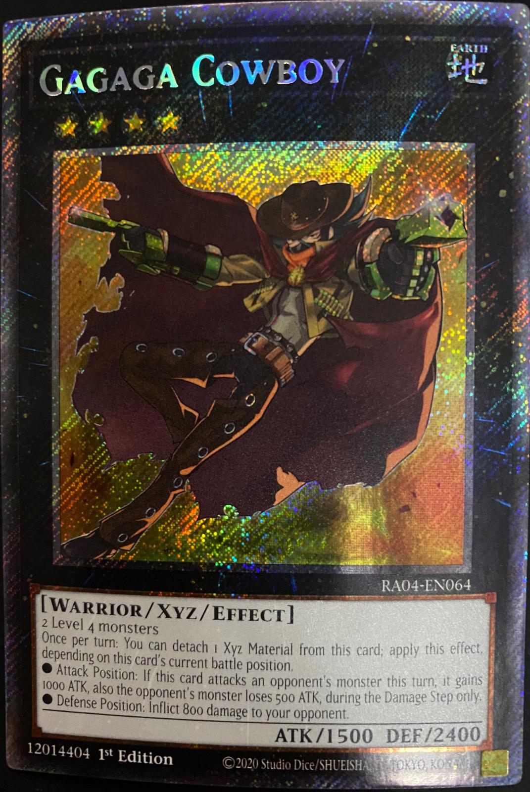 Gagaga Cowboy [Platinum Secret Rare] RA04-EN064