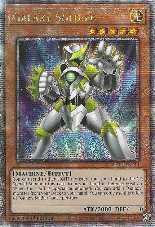 Galaxy Soldier [Quarter Century Secret Rare] RA04-EN219