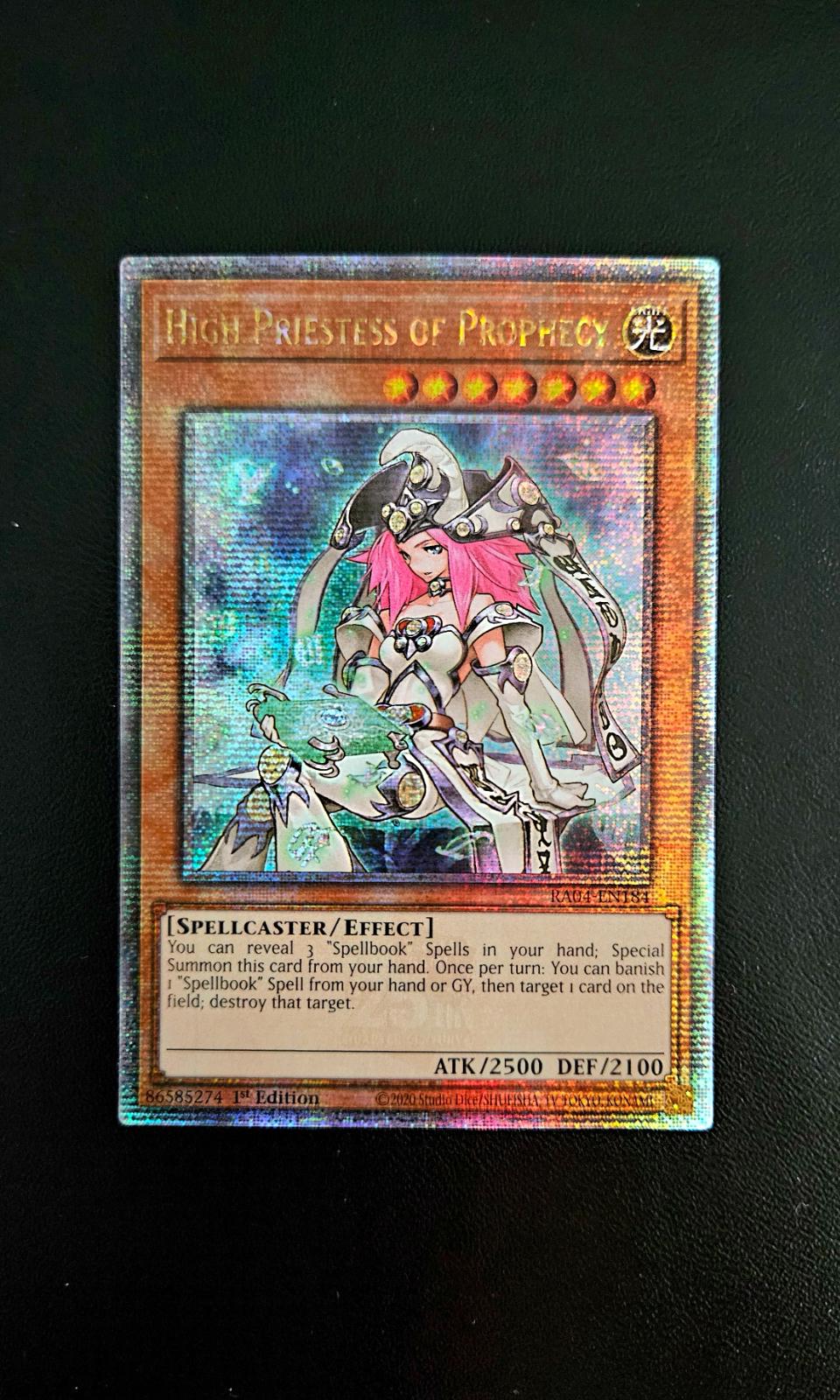 High Priestess of Prophecy [Quarter Century Secret Rare] RA04-EN184