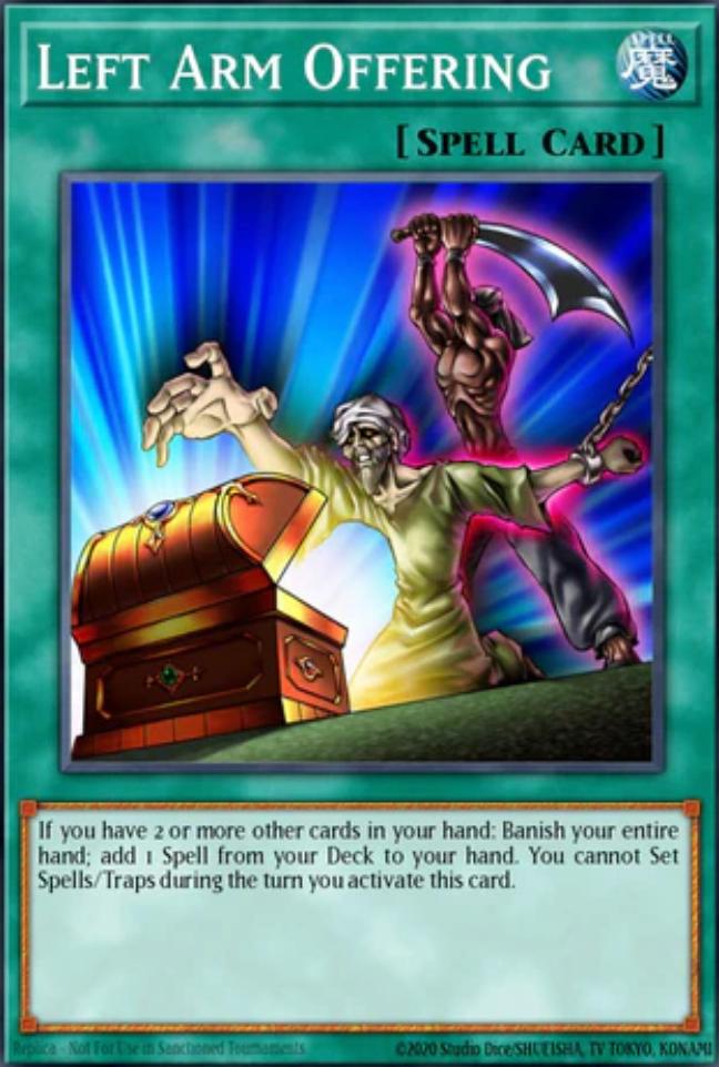 Left Arm Offering [Collector's Rare] RA04-EN086