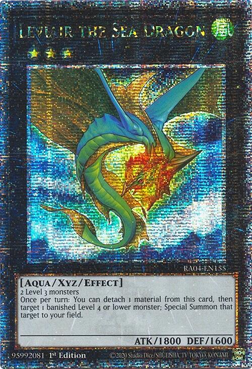Leviair the Sea Dragon [Quarter Century Secret Rare] RA04-EN155